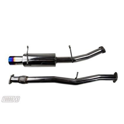 Turbo XS 02-07 WRX-STi Catback Exhaust Blued Tips