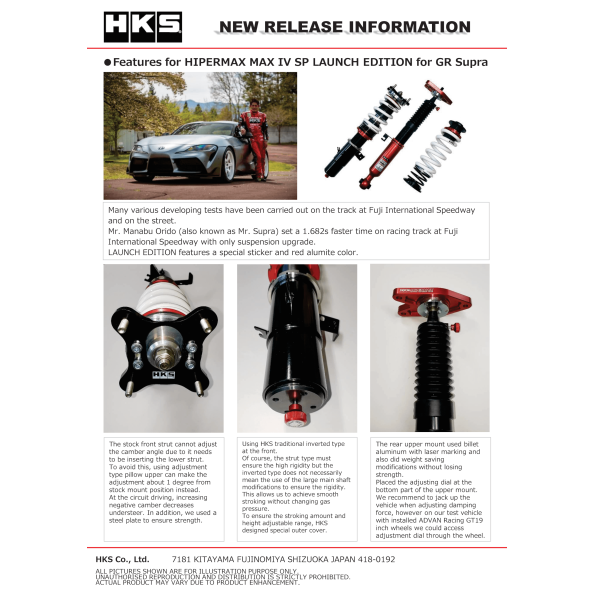 HKS Max 4 SP Launch Edition DB42/DB22/DB82 Full Kit