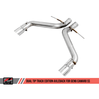 AWE Tuning 16-19 Chevrolet Camaro SS Axle-back Exhaust - Track Edition (Chrome Silver Tips)
