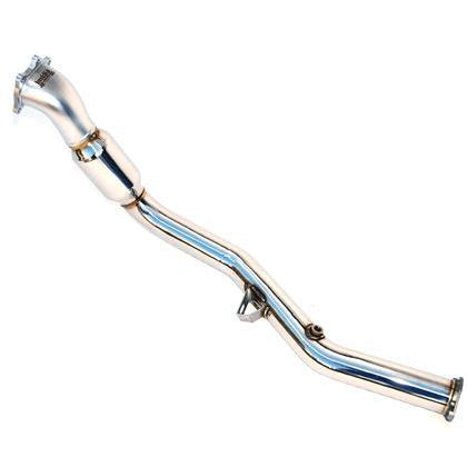 Invidia 05+ AT LGT Polished Divorced Waste Gate Downpipe with High Flow Cat