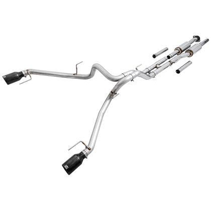 AWE Tuning 2017+ Ford Raptor Tailpipe Conversion Kit w/ Diamond Black Tips