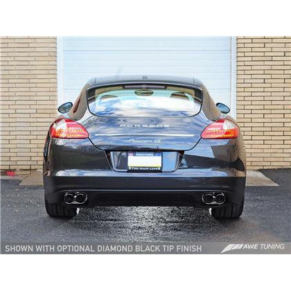 AWE Tuning Porsche Panamera S/4S Touring Edition Exhaust System - Polished Silver Tips