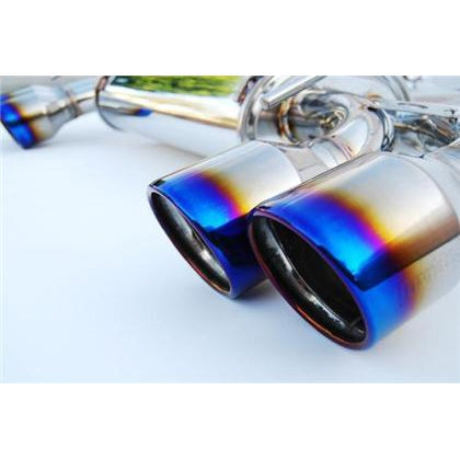 Invidia 08-11 STi Hatch / 11 WRX Hatch Dual Q300 Titanium Tip Cat-back Exhaust