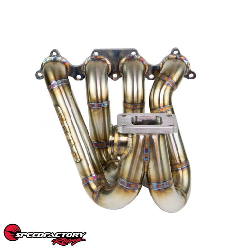 SpeedFactory Top Mount Stainless Turbo Manifold - D Series-Turbo Manifolds-Speed Science