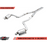 AWE Tuning 2017+ Dodge Challenger 5.7L Touring Edition Exhaust - Non-Resonated - Stock Tips