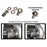 ATP Turbo UNRESTRICTED Banjo style low profile -4 AN oil feed kit, incl. bolt, GT25 GT28 GTX28 GT30/35 GTX35