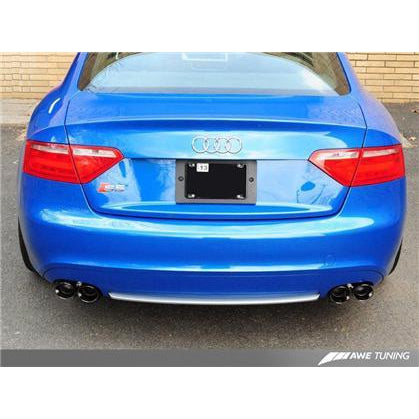 AWE Tuning Audi B8 S5 4.2L Track Edition Exhaust System - Diamond Black Tips