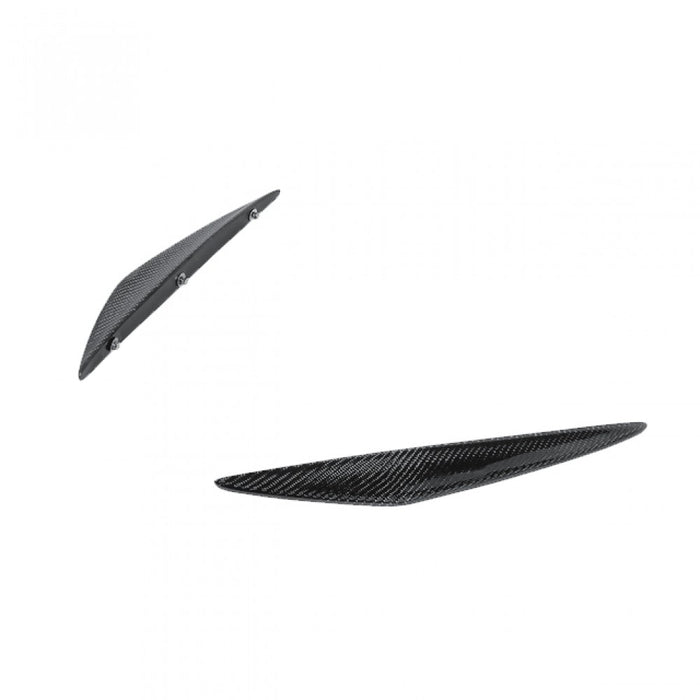 Seibon GT-Style Carbon Fiber Front Bumper Canards For 2009-2012 Nissan 370Z