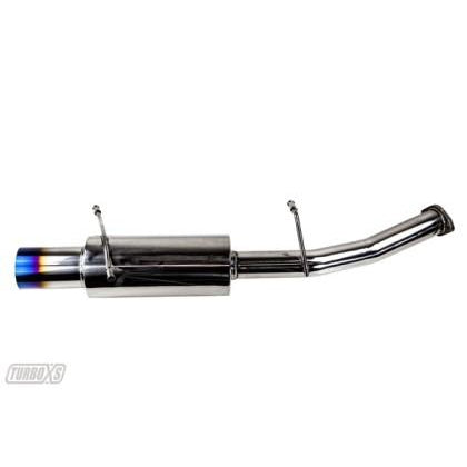 Turbo XS 02-07 WRX-STi Rear Muffler Assembly w/ Titanium Tip
