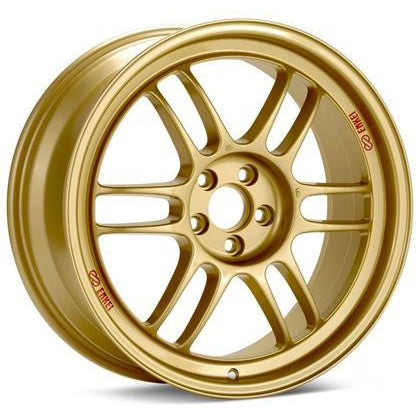 Enkei RPF1 17x9 5x114.3 45mm Offset 73mm Bore Gold Wheel RX8