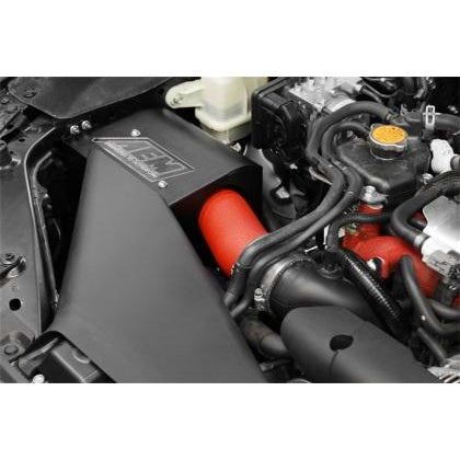 AEM 2018 Subaru WRX STI 2.5L H4 F/I Cold Air Intake System - Wrinkle Red