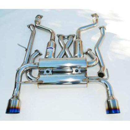 Invidia 09+ 370Z Gemini Single Layer Titanium Tip Cat-back Exhaust