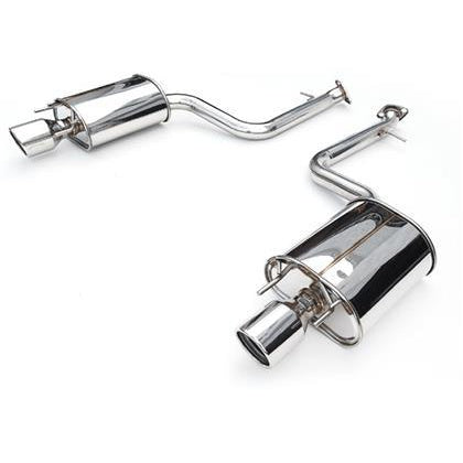 Invidia 08-11 STi Hatch / 11 WRX Hatch Dual Q300 Titanium Tip Cat-back Exhaust