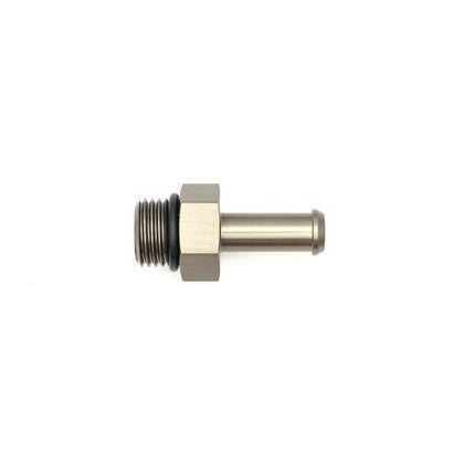 DeatschWerks 6AN ORB Male To 5/16in Barb Fitting (Single Barb - Incl O-Ring)