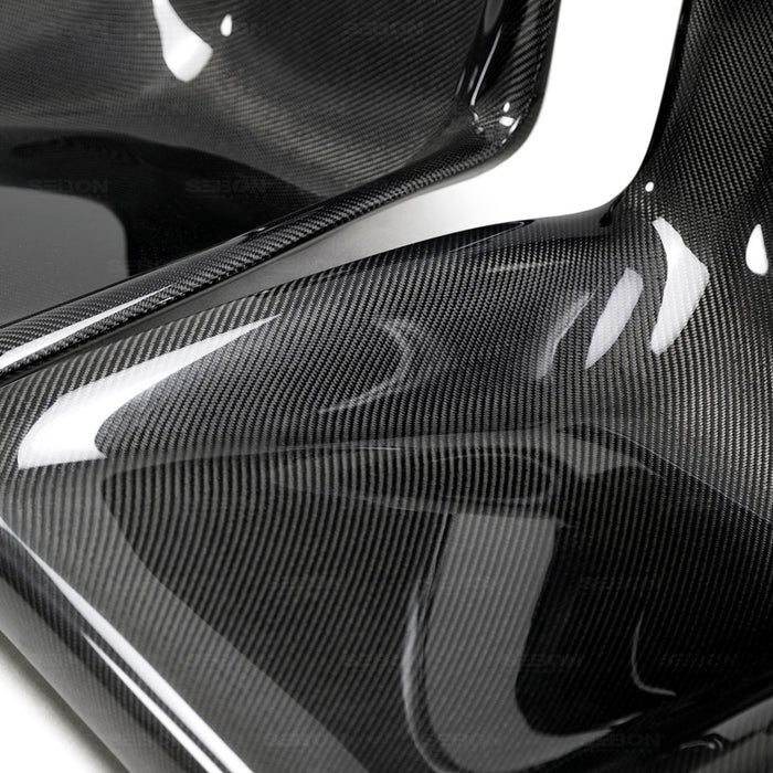 Seibon Carbon Fiber Rear Seat Panels For 2009-2020 Nissan GT-R