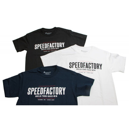 SpeedFactory "Build Tune Race Win" T-Shirt