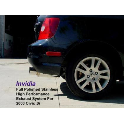 Invidia 02+ Honda Civic Si 3 Door (101mm tip) Cat- Back Exhaust