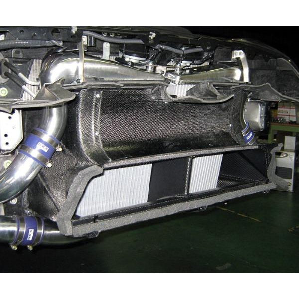 HKS 09 Nissan GTR R35 2 Core FMIC includes Carbon Air Duct and Full Piping Kits