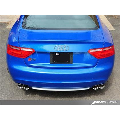 AWE Tuning Audi B8 S5 4.2L Track Edition Exhaust System - Polished Silver Tips