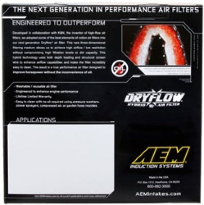 AEM IND Direct Fit Air Filters 10 Dodge Ram