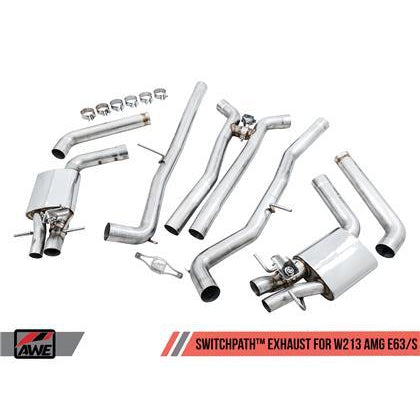 AWE Tuning Mercedes-Benz W213 AMG E63/S Sedan/Wagon SwitchPath Exhaust System - for Non-DPE Cars