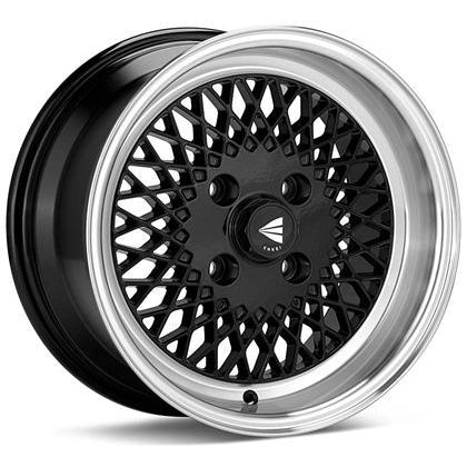 Enkei92 Classic Line 15x8 25mm Offset 4x100 Bolt Pattern Black Wheel