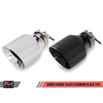 AWE Tuning Audi B9 S5 Coupe SwitchPath Exhaust w/ Diamond Black Tips (90mm)