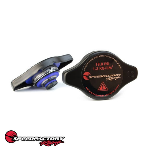 SpeedFactory High Pressure Black Radiator Cap - Type B-Radiator Caps-Speed Science
