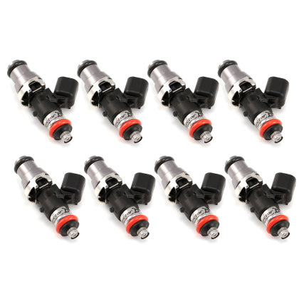 Injector Dynamics ID1050X Injectors 14mm (Grey) Adaptor Top (Set of 8) Orange Lower O-Ring Holden Monaro (LS2)