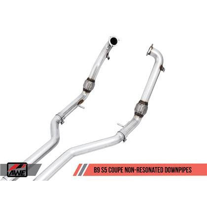 AWE Tuning Audi B9 S5 Coupe SwitchPath Exhaust w/ Black Diamond Tips (102mm)