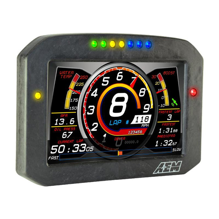 AEM CD-7F Carbon Flat Panel Non-Logging/ Non-GPS Display