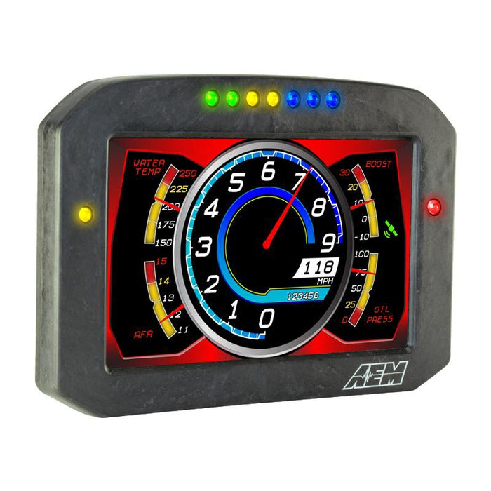 AEM CD-7FL Carbon Flat Panel Logging Display