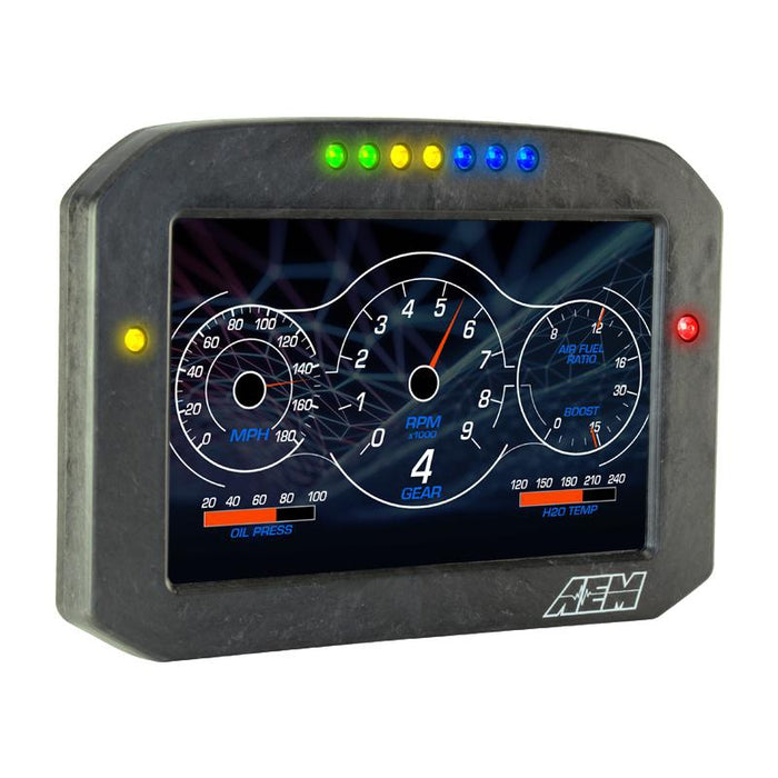 AEM CD-7F Carbon Flat Panel Non-Logging/ Non-GPS Display