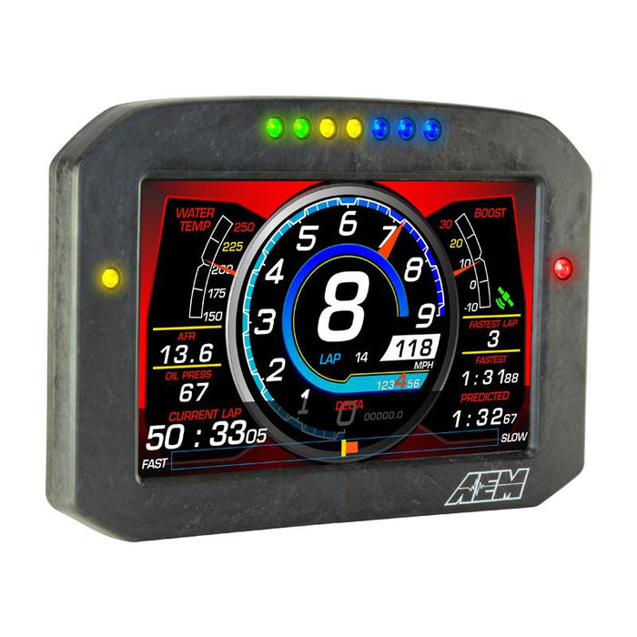 AEM CD-7F Carbon Flat Panel Non-Logging/ Non-GPS Display