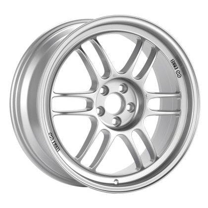 Enkei RPF1 16x8 4x100 38mm Offset 73mm Bore Silver Wheel Miata 4-Lug / 02-06 Mini / Honda 4-Lug
