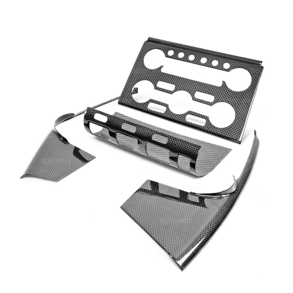 Seibon Carbon Fiber Interior Center Control Trim Set For 2009-2016 Nissan GT-R - 4 pcs
