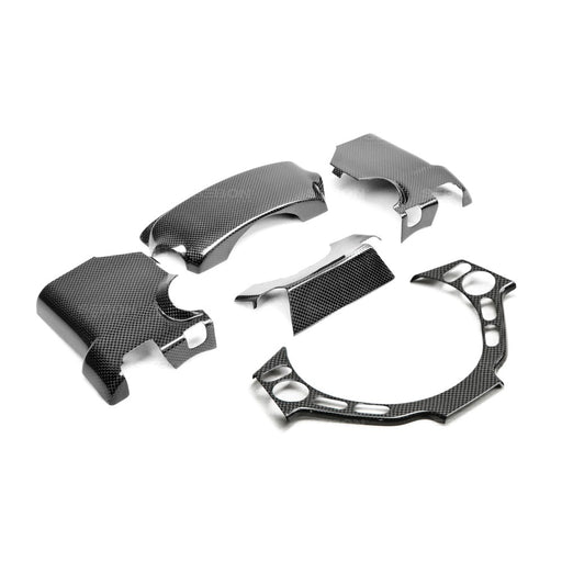 Seibon Carbon Fiber Steering Column Surround Trim For 2009-2016 Nissan GT-R - 5 pcs