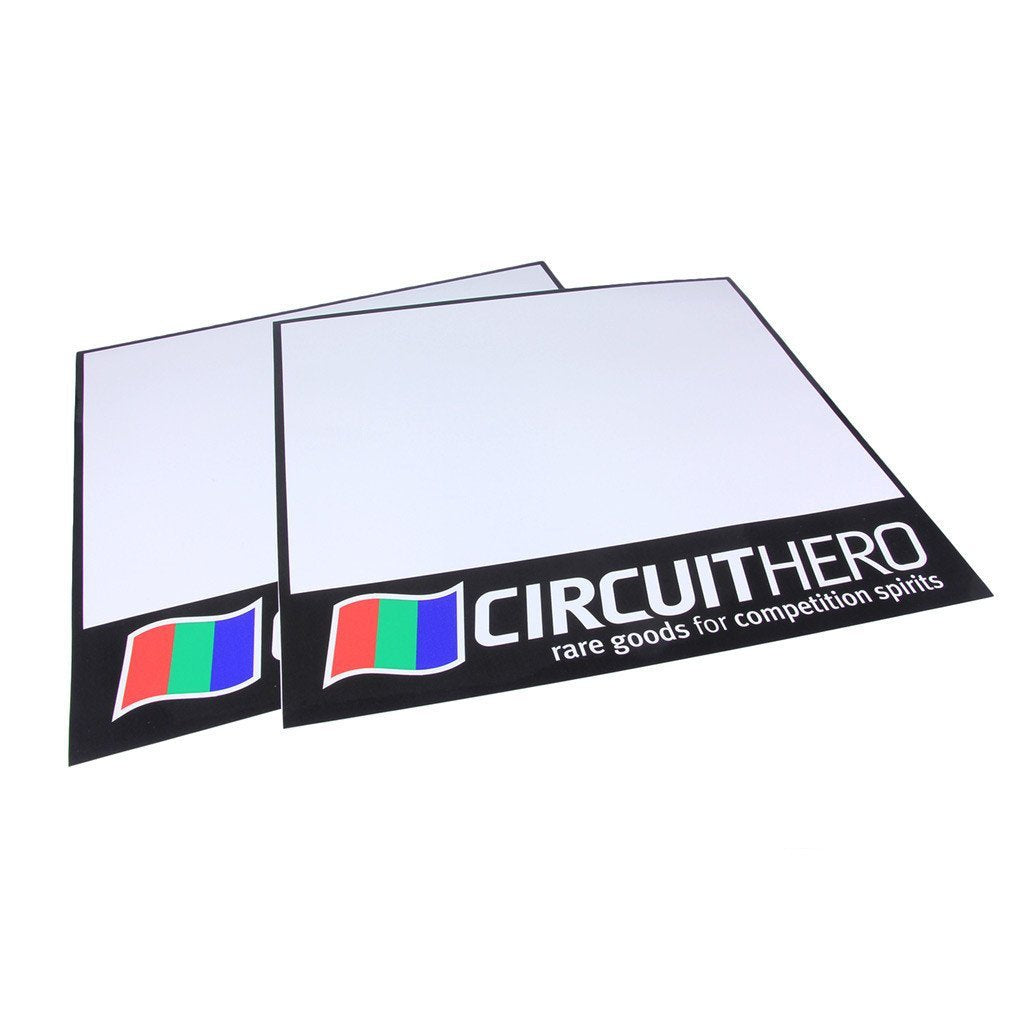 Circuit Hero Track Number Door Plate Decals (Pair) — Speed Science