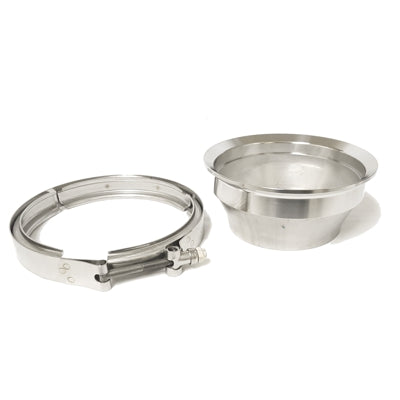 ATP Turbo 4" Downpipe Marmon Flange/Clamp/Transition Set for Borg Warner SSX, SX-E, S400 Series T6 Divided