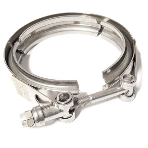ATP Turbo Clamp, Stainless, DOWNPIPE SIDE, G42 Vband Turbine Exit/Outlet