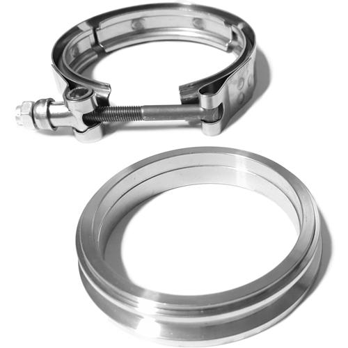 ATP Turbo Clamp\Flange Set, T31, STAINLESS STEEL V-band, Double Stepped, 3" or 2.5" Piping