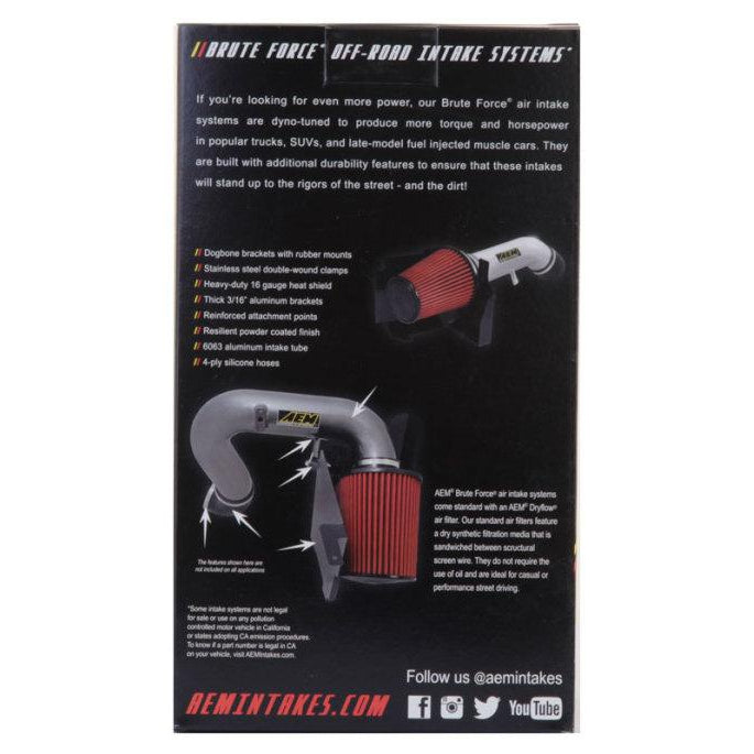 AEM 3 inch x 8 inch DryFlow Air Filter