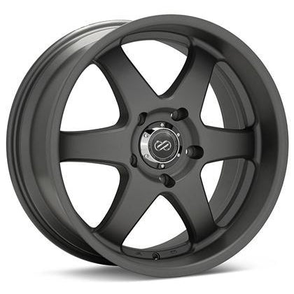 Enkei ST6 17 x 8 35mm Offset 6x139.7 Bolt Pattern 78mm Bore Dia Silver Machined Wheel