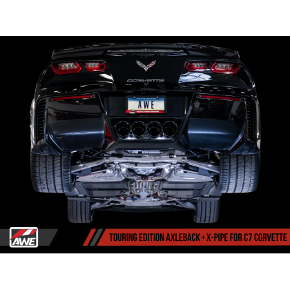 AWE Tuning 14-19 Chevy Corvette C7 Z06/ZR1 (w/o AFM) Track Edition Axle-Back Exhaust w/Chrome Tips