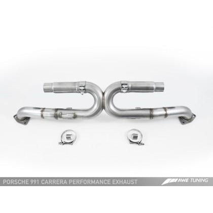 AWE Tuning 991 Carrera Performance Exhaust - Use Stock Tips