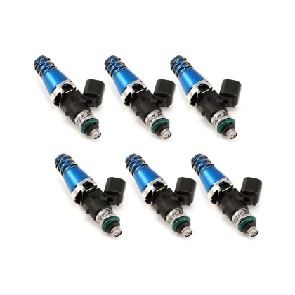 Injector Dynamics 1340cc Injectors-60mm Length-11mm Blue Top-14mm Low O-Ring(Mach to 11mm)(Set of 6) Honda/Acura NSX 97-05