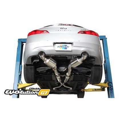 GReddy Evolution GT 304SS Cat-Back Exhaust -  07-14 Infiniti G37 (Rwd only)