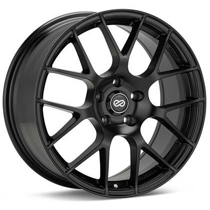 Enkei Raijin 18x9.5 15mm Offset 5x114.3 Bolt Pattern 72.6 Bore Diameter Matte Black Wheel
