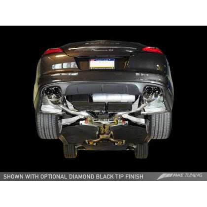 AWE Tuning Porsche Panamera S/4S Touring Edition Exhaust System - Polished Silver Tips
