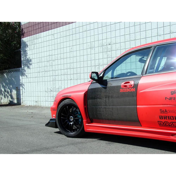 Seibon OEM-Style Carbon Fiber Doors For 2002-2007 Subaru Impreza / Wrx / Sti - Front*